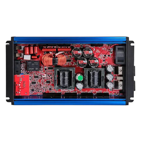 DS18 DS18 FRP-3.5K/BL FRP Compact Full-Range Class D 1-Channel Amplifier 3,500 Watts Rms @ 1-Ohm BLUE - Car Audio