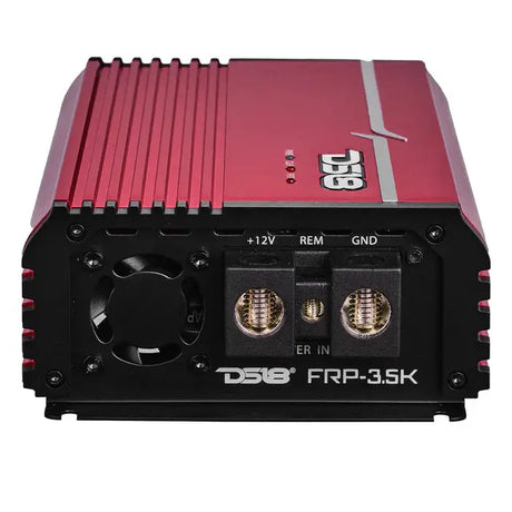 DS18 DS18 FRP-3.5K/RD FRP Compact Full-Range Class D 1-Channel Amplifier 3,500 Watts Rms @ 1-Ohm RED - Car Audio