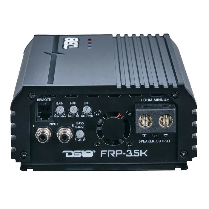 DS18 DS18 FRP-5K/TI FRP Compact Full-Range Class D 1-Channel Amplifier 5,000 Watts Rms @ 1-Ohm Titanium - Car Audio