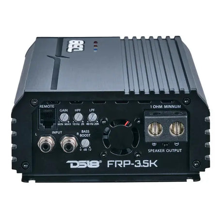 DS18 DS18 FRP-5K/TI FRP Compact Full-Range Class D 1-Channel Amplifier 5,000 Watts Rms @ 1-Ohm Titanium - Car Audio