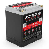 Full Throttle FT400-30L AGM battery, angled view