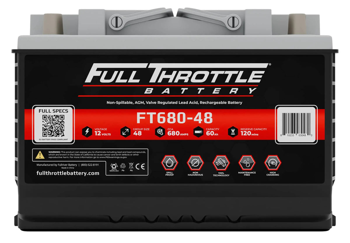 Full Throttle FT680-48 battery - product view 2