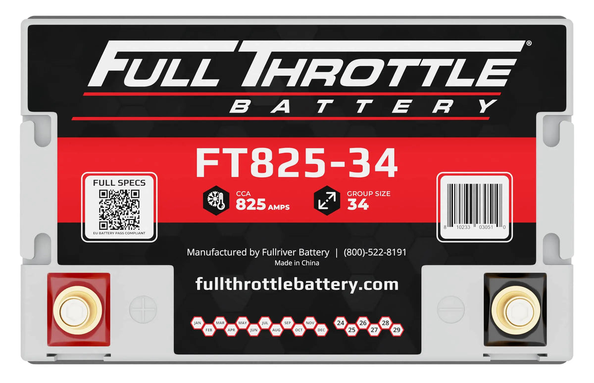 Full Throttle FT825-34 battery - product view 4