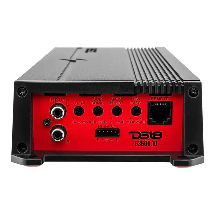 DS18 DS18 G3600.1D GEN-X Class D 1-Channel Amplifier 3600 Watts - Car Audio