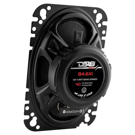 DS18 DS18 G4.6XI GEN-X 4x6 2-Way Coaxial Speakers 135 Watts 4-Ohm - Car Audio