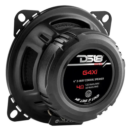 DS18 DS18 G4XI GEN-X 4" 2-Way Coaxial Speakers 40 Watts Rms 4-Ohm - Car Audio