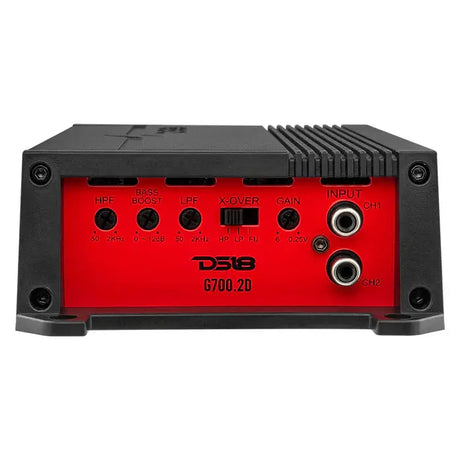 DS18 DS18 G700.2 GEN-X Full-Range Class D 2-Channel Amplifier 700 Watts - Car Audio