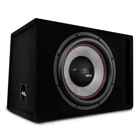 DS18 DS18 GEN-X112LD Bass Package GEN-X124D 12" Subwoofer In a Ported Box 900 Watts - Car Audio