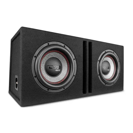 DS18 DS18 GEN-X210LD Bass Package 2 x GEN-X104D 10" Subwoofers In a Ported Box 1600 Watts - Car Audio