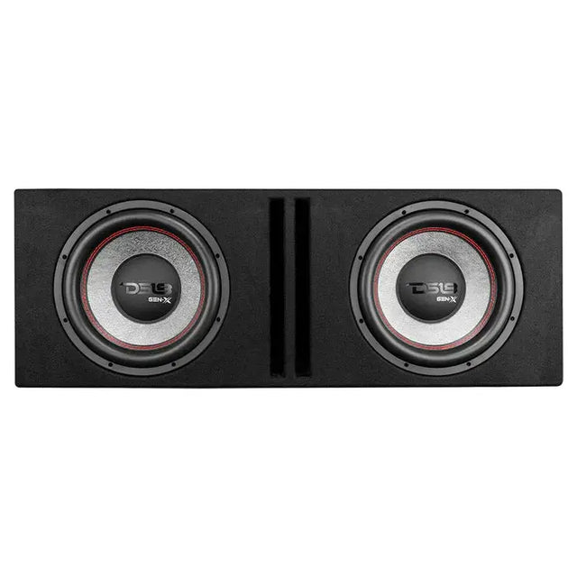 DS18 DS18 GEN-X212LD Bass Package 2 x GEN-X124D 12" Subwoofers In a Ported Box 1800 Watts - Car Audio