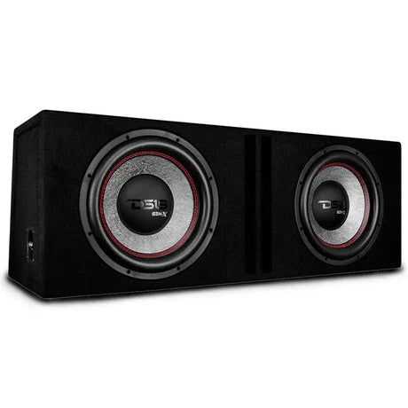 DS18 DS18 GEN-X212LD Bass Package 2 x GEN-X124D 12" Subwoofers In a Ported Box 1800 Watts - Car Audio