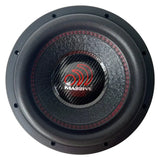 Massive Audio Massive Audio H104X - 10" 2000 Watts RMS Dual 4 Ohm 3" V.C. Mega Subwoofer - Car Audio