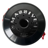 Massive Audio Massive Audio H124X - 12" 2000 Watts RMS Dual 4 Ohm 3" V.C. Mega Subwoofer - Car Audio