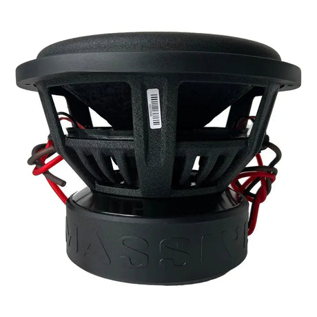 Massive Audio Massive Audio H122X - 12" 2000 Watts RMS Dual 2 Ohm 3" V.C. Mega Subwoofer - Car Audio