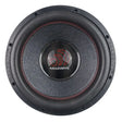 Massive Audio Massive Audio H124X - 12" 2000 Watts RMS Dual 4 Ohm 3" V.C. Mega Subwoofer - Car Audio