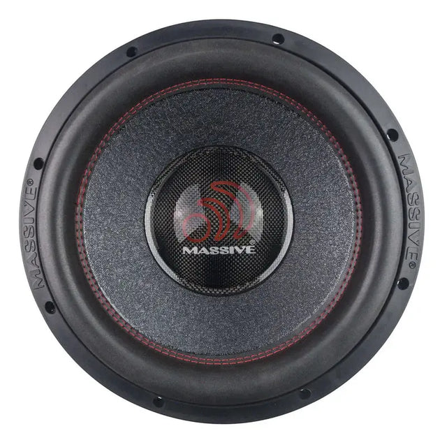 Massive Audio Massive Audio H122X - 12" 2000 Watts RMS Dual 2 Ohm 3" V.C. Mega Subwoofer - Car Audio