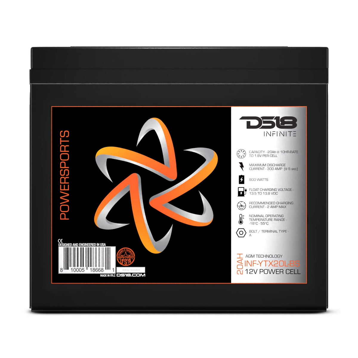 DS18 INF-YTX20L-BS, product image 3