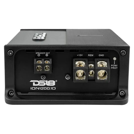 DS18 DS18 ION1200.1D Compact Full-Range Class D 1-Channel Amplifier 1200 Watts RMS - Car Audio