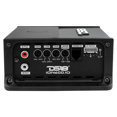 DS18 DS18 ION600.1D Compact Full-Range Class D 1-Channel Amplifier 600 Watts RMS - Car Audio