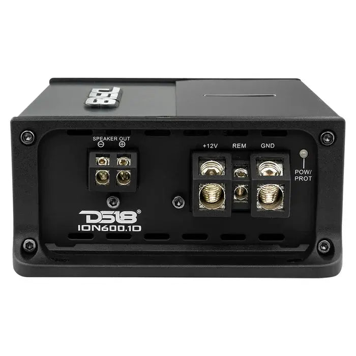 DS18 DS18 ION600.1D Compact Full-Range Class D 1-Channel Amplifier 600 Watts RMS - Car Audio