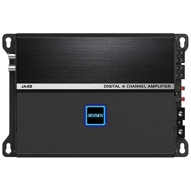 Jensen 740W Class D 4-Channel Amp with Bluetooth App JA4B