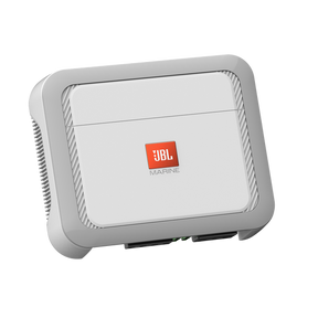White JBL Marine A600 monoblock amplifier