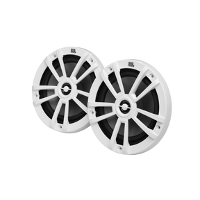 Pair of white JBL Stage Marine 6.5-inch speakers