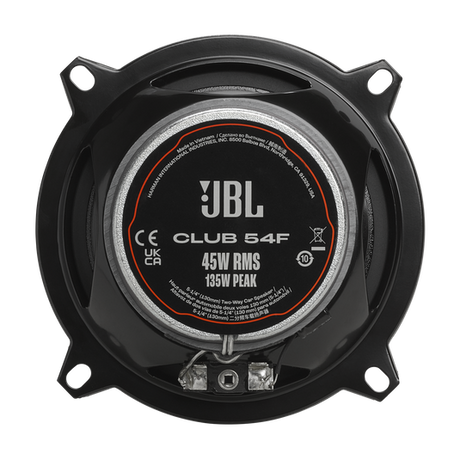 JBL Club 54F Two-Way Car Audio Speakers