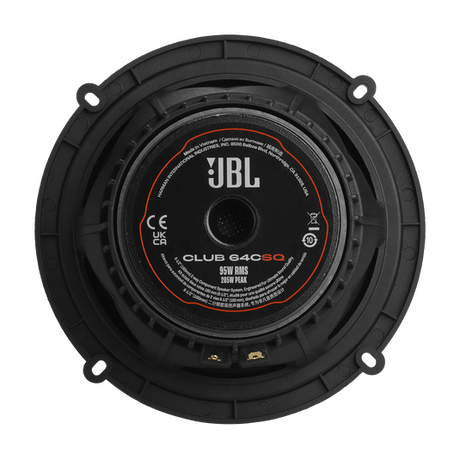 JBL Club 64CSQ 2-Way Car Component Speaker System