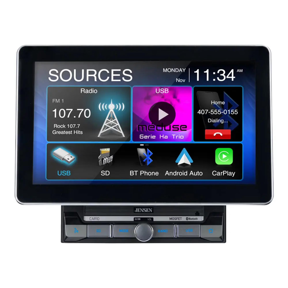 Jensen CAR10TC Car Stereo – The Next Generation in Car Audio