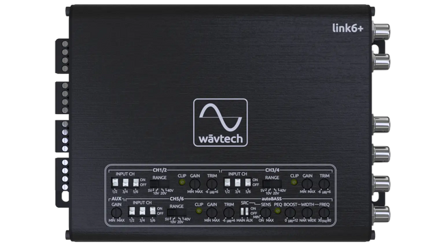 Wāvtech Wāvtech link6+ 6-Channel LOC w/autoBASS, Matrix Summing and Remote - Car Audio