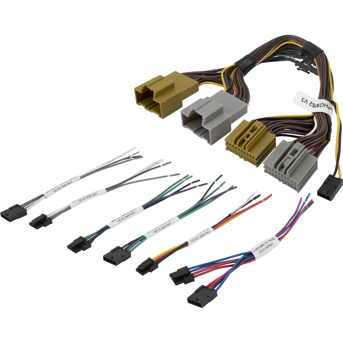 PAC LPHGM52 — Vehicle Specific Audio Integration T-Harness 2016-2019 Non-Amplified GM Vehicles IOA/IOB Infotainment System