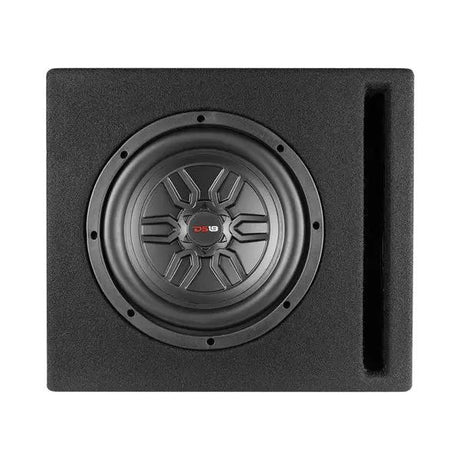 DS18 DS18 LSE-110A Bass Package 1 X SLC-MD10 In a Ported Box with S-1500.1/RD Amplifier and 4-GA Amp Kit 500 Watts - Car Audio