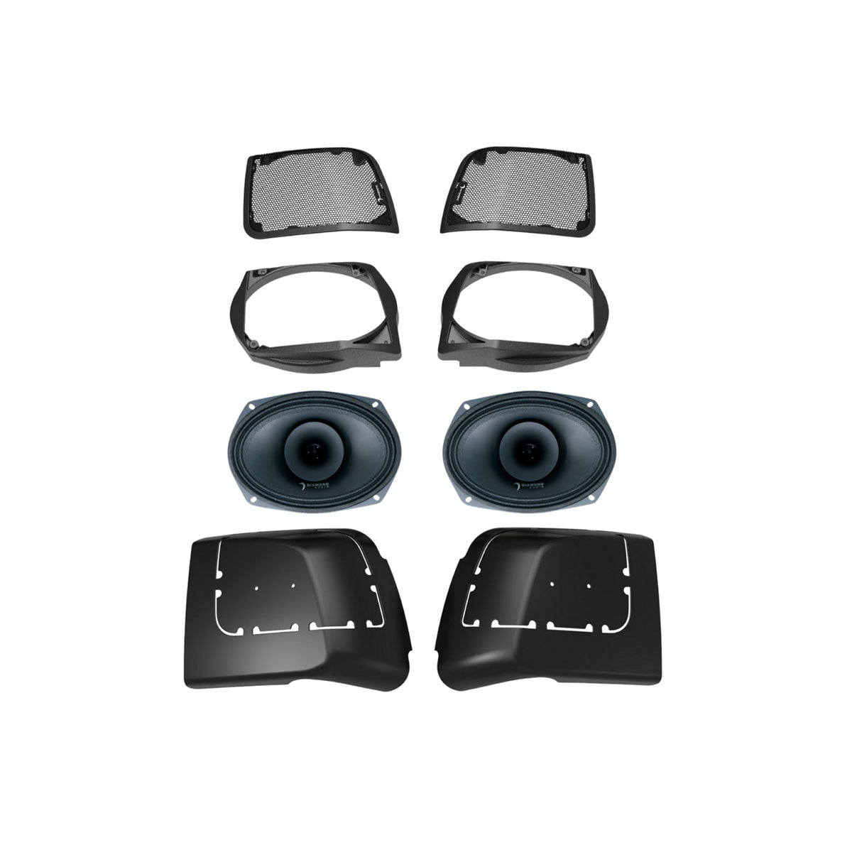 Diamond Audio MSMP694LK Harley-Davidson Speaker Lid Kit