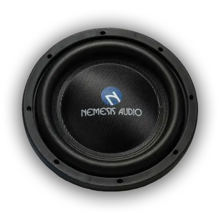 Nemesis Audio Nemesis Audio NA-10SLM V.2 D4 10â€³ 500W RMS Dual 4-Ohm Shallow Subwoofer - Car Audio