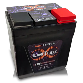 Limitless Lithium Limitless Lithium Nano-HDv3 Group 30L Lithium Battery for Harley Davidson - Car Audio