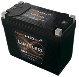 Limitless Lithium Nano -HD SLv2 12AH Motorcycle / Power sports Battery (BCI 20 Case) - Car Audio