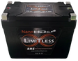 Limitless Lithium Nano -HD SLv2 12AH Motorcycle / Power sports Battery (BCI 20 Case) - Car Audio