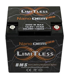 Limitless Lithium Limitless Lithium Nano OEM Elite Lithium Powersports / Motorcycle Battery - Car Audio