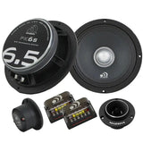 Massive Audio Massive Audio PK6S 6.5" 2-Way Component Speakers - Car Audio