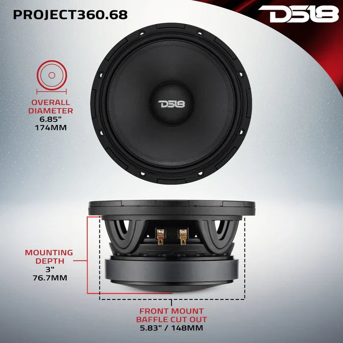 DS18 PROJECT360 - High-Sensitivity Mid-High Loudspeakers with Rotating Recone Design For Quick Repair, product image 47