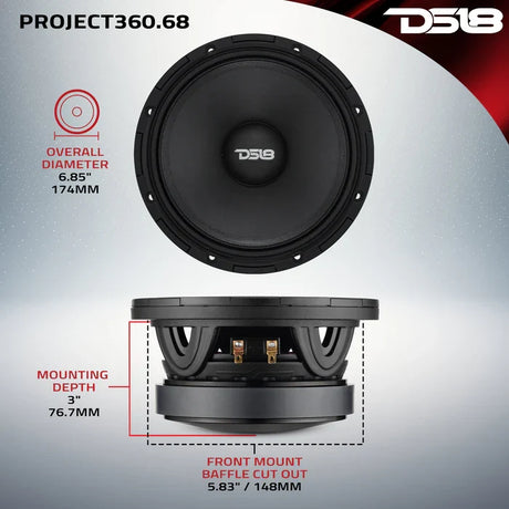 DS18 PROJECT360 - High-Sensitivity Mid-High Loudspeakers with Rotating Recone Design For Quick Repair, product image 47