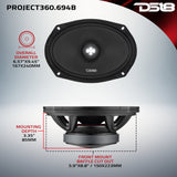 DS18 PROJECT360 High-Sensitivity Mid-High Loudspeaker with Bullet Rotating Recone Design For Quick Repair, product image 43