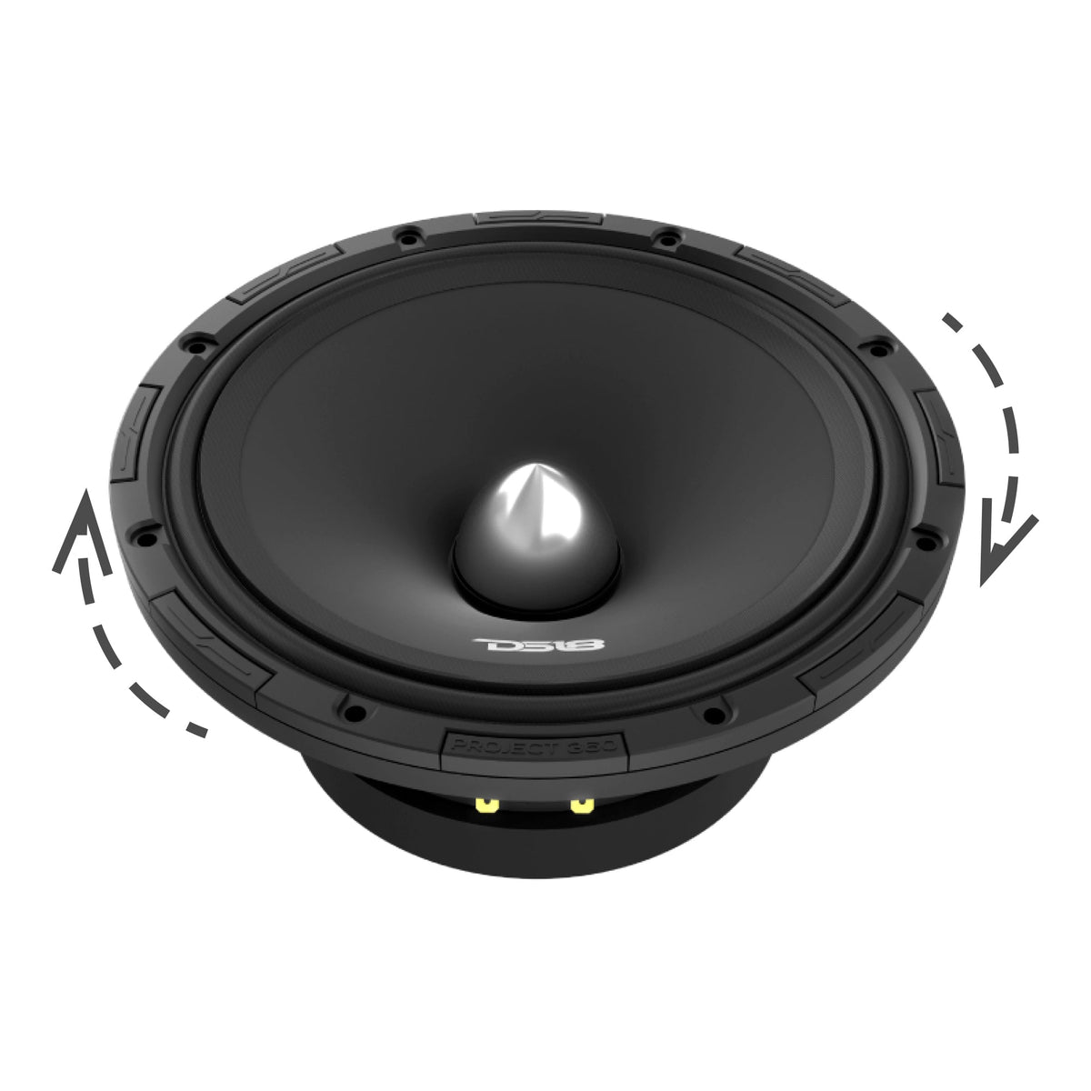 DS18 PROJECT360 High-Sensitivity Mid-High Loudspeaker with Bullet Rotating Recone Design For Quick Repair, product image 62