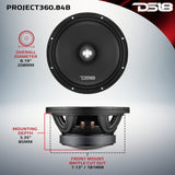 DS18 PROJECT360 High-Sensitivity Mid-High Loudspeaker with Bullet Rotating Recone Design For Quick Repair, product image 74