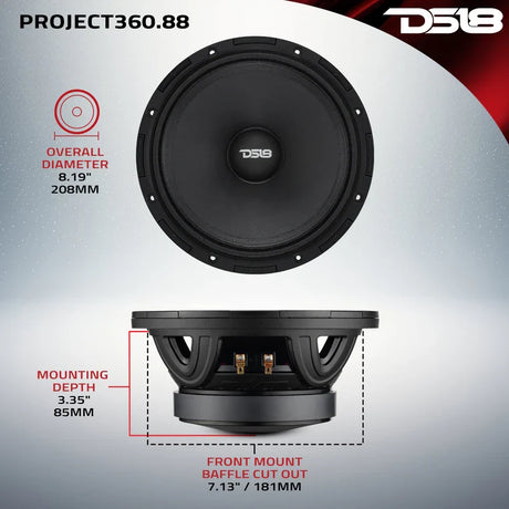 DS18 PROJECT360 - High-Sensitivity Mid-High Loudspeakers with Rotating Recone Design For Quick Repair, product image 69