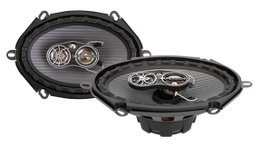 Soundstream PS-57 5x7" 4-Way Full Range Coaxial Speakers (Pair)