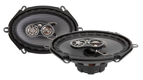 Soundstream PS-57 5x7" 4-Way Full Range Coaxial Speakers (Pair)