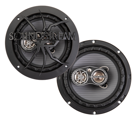 Soundstream PS-65 6.5" 4-Way Full Range Coaxial Speakers (Pair)
