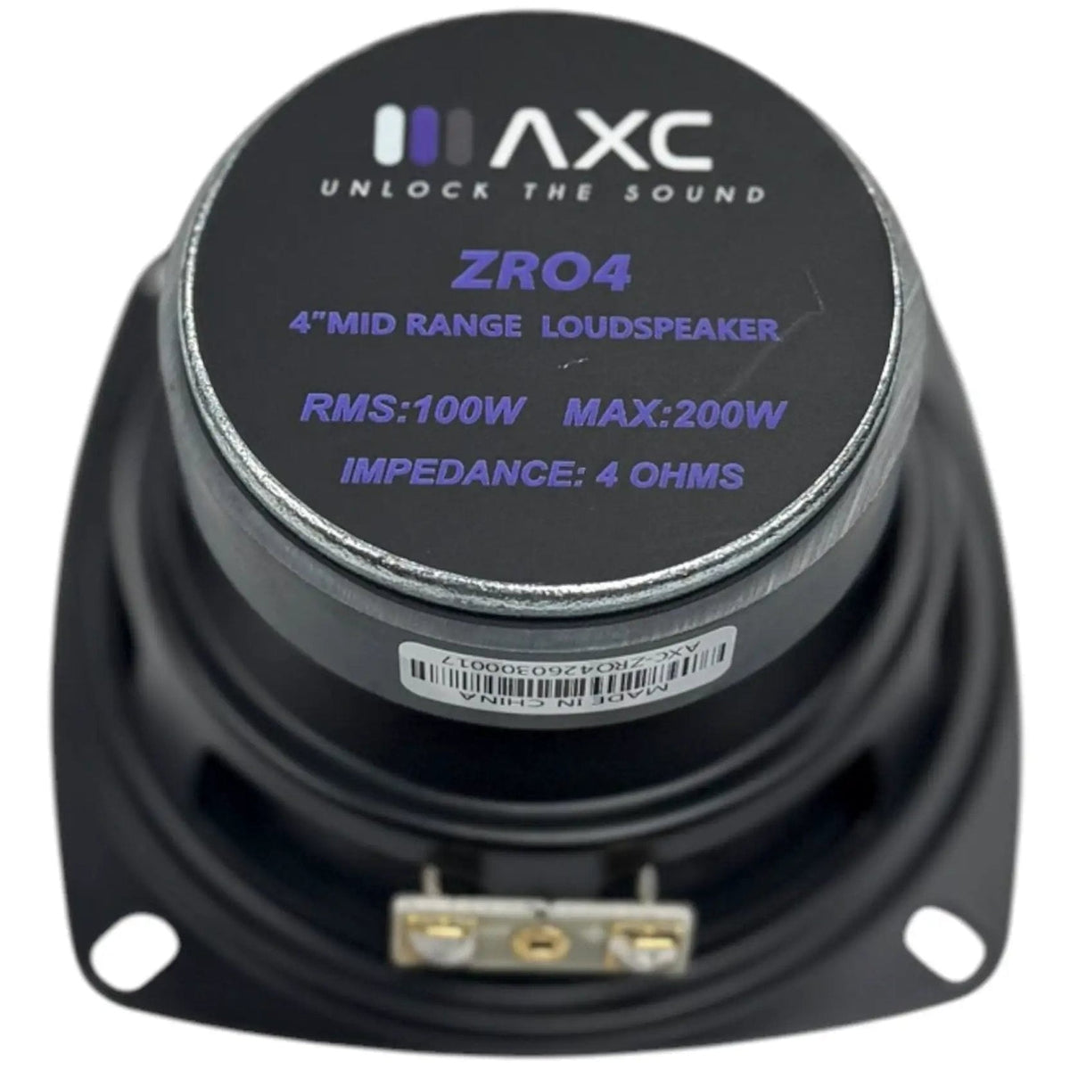 Audio Code AXC ZR04 4 Inch Midrange Speaker Single